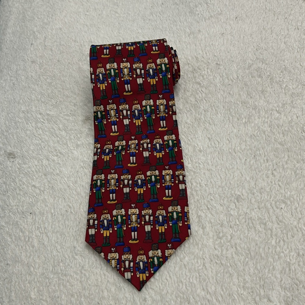 UNICEF Men’s Necktie featuring nutcracker pattern